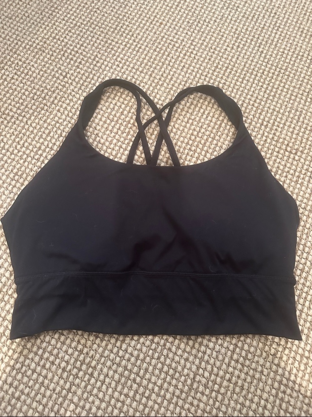lululemon athletica Black Strappy Sports Bra